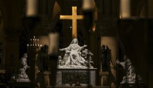 Christmas mass at newly restored Paris Notre Dame cathedral