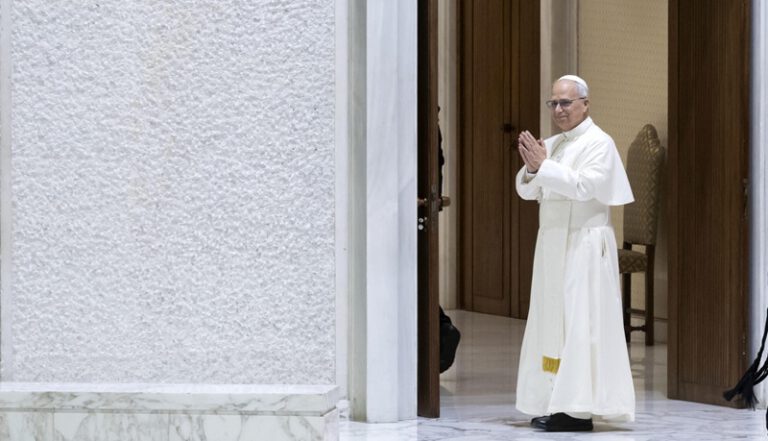 Pope Leo XIV audience with pilgrims on the occasion of the canonization
